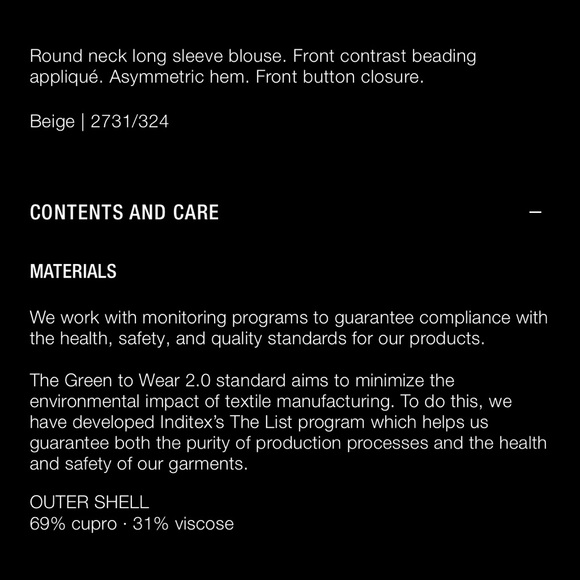 Zara Cupro Asymmetric blouse - Picture 3 of 6